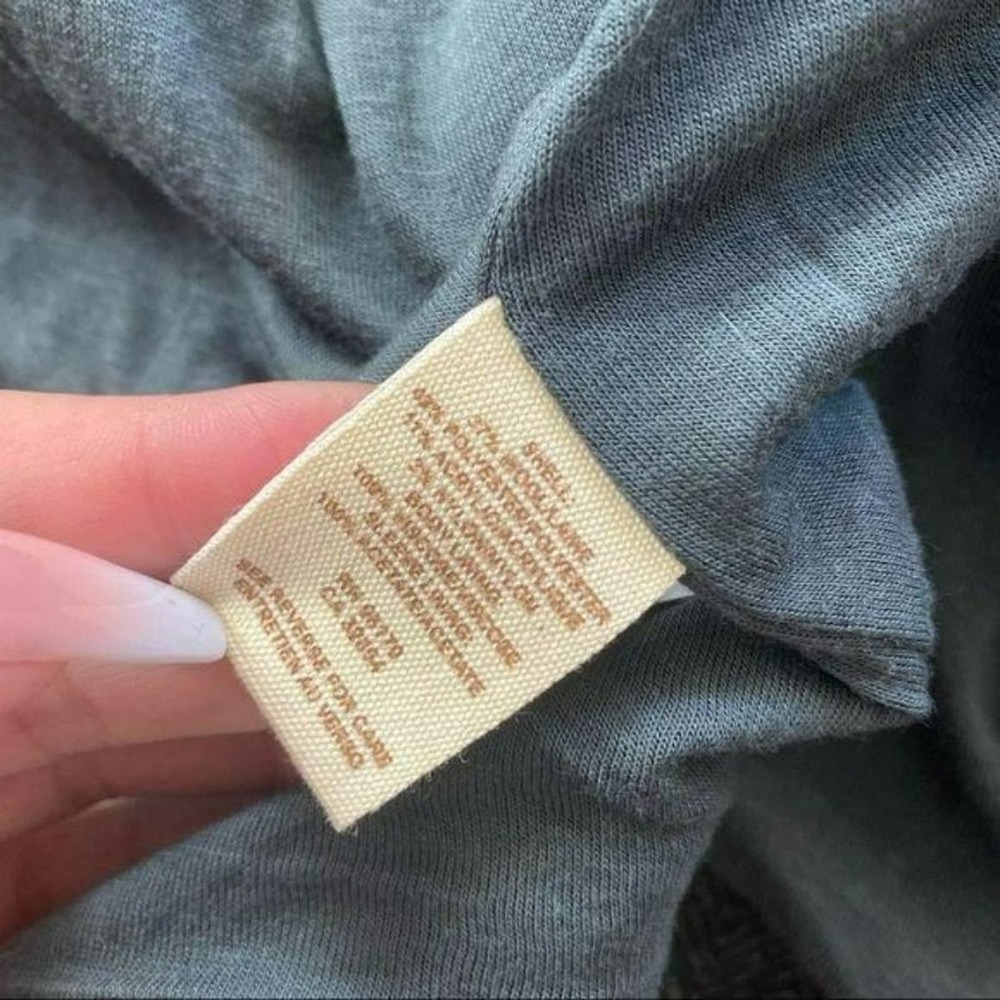 Free People Herringbone Grey Wool Blazer Jacket - Picture 7 of 8